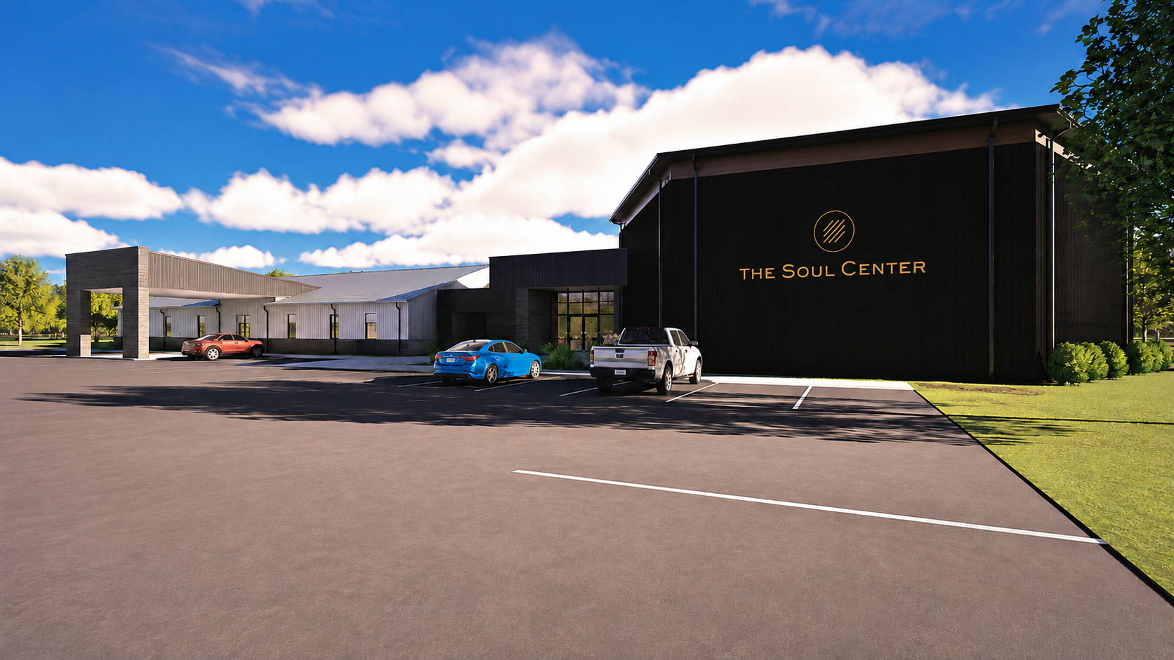 The Soul Center building exterior rendering